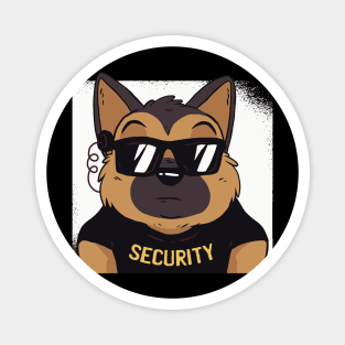 German Sheperd Security Magnet